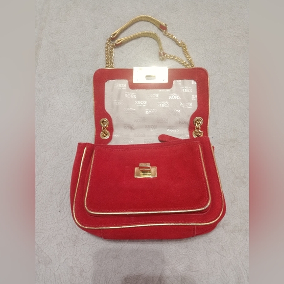 Michael kors Red handbag purse - Picture 3 of 9